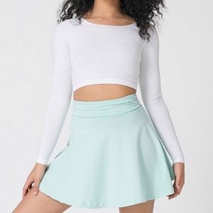 American apparel jersey mini skirt, size medium.